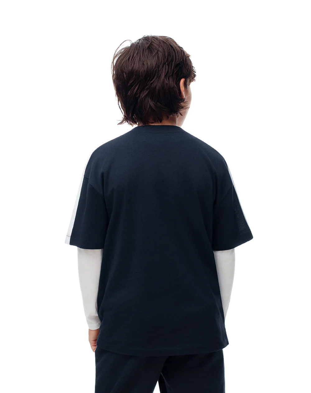 Camiseta regular azul niño - Image 2