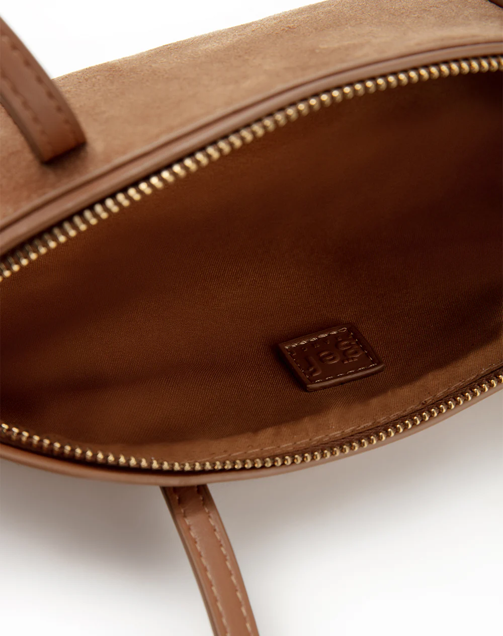 Bolso baguette café mujer - Image 4
