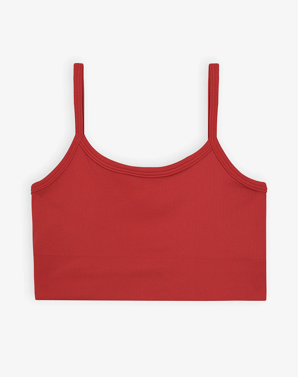 Top deportivo soporte medio seamless rojo - Image 5