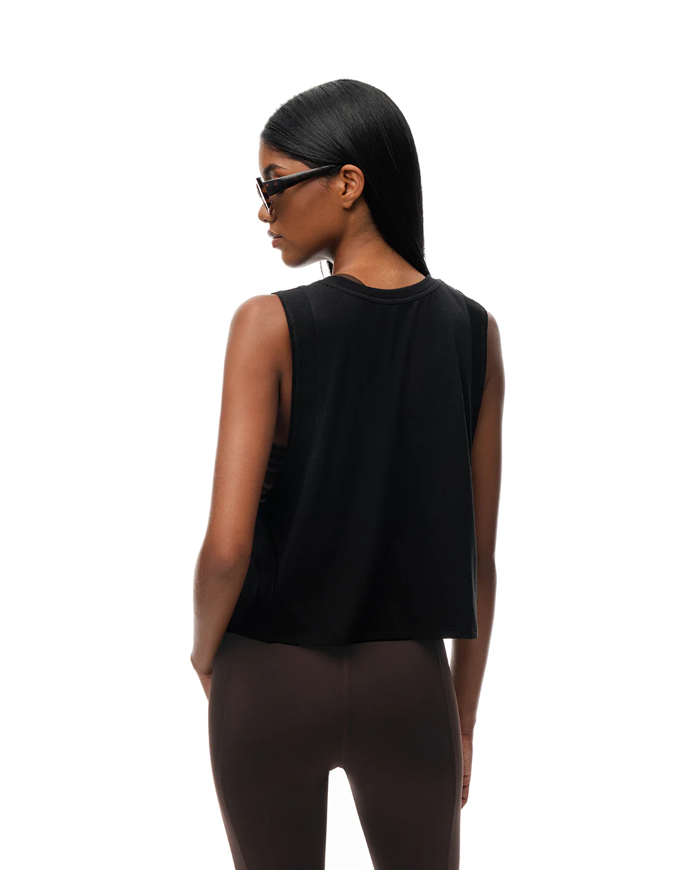 Camiseta relaxed fit negra - Image 2