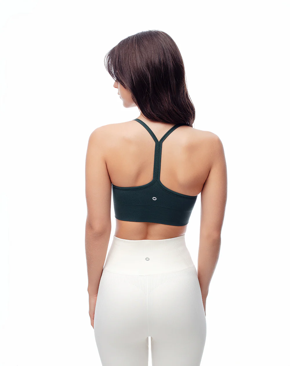 Top deportivo soporte medio seamless verde - Image 3